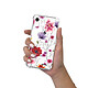 Evetane Coque iPhone Xr anti-choc souple angles renforcés transparente Motif Fleurs Multicolores pas cher