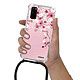 Evetane Coque cordon Samsung Galaxy S20 Dessin Cerisier pas cher