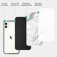 Acheter LaCoqueFrançaise Coque iPhone 12 Mini Coque Soft Touch Glossy Marbre gris Design