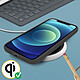 Acheter Avizar Coque Apple iPhone 12 / 12 Pro Semirigide Finition Soft Touch Compatible QI noir
