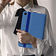 Acheter Avizar Housse Galaxy Tab A7 10.4 2020 Cuir Satiné Porte cartes Fonction Support Bleu