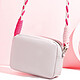 Acheter Avizar Cordon Téléphone Design Nylon Tressé 60cm Blanc / Rose