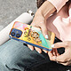 Avizar Coque iPhone 12 Mini Bi-matière avec Bague de Maintien Motif Plage Orange pas cher