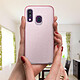 Acheter Avizar Coque pour Samsung Galaxy A40 Paillette Amovible Silicone Semi-rigide rose
