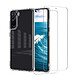 Acheter Evetane Coque Samsung Galaxy S21 Plus 5G Antichoc Silicone + 2 Vitres en verre trempé Protection écran
