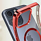 Acheter Avizar Coque MagSafe pour iPhone 15 Pro Silicone Protection Caméra  Contour Chromé Rouge
