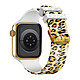 Avizar Bracelet pour Apple Watch 41 / 40 / 38 mm Silicone à Motif Léopard - Un bracelet en silicone conçu pour Apple Watch Series 8 et 7 41mm / Series SE 2022, SE, 6, 5, et 4 40mm / Series 3, 2 et 1 38mm