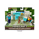 Avis Minecraft - Pack 2 figurines Steve et cheval avec armure 8 cm