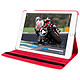 Avizar Etui folio multipositions rouge Apple iPad 5 / 6 / Air - Support orientable 360° pas cher