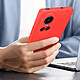 Acheter Avizar Coque pour Oppo Reno 10 et 10 Pro Silicone Semi-rigide Finition Soft-touch avec Dragonne  Rouge