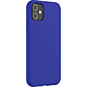 BigBen Connected Coque pour iPhone 12/12 Pro Rigide en Silicone Soft Touch Bleu Protège efficacement le dos et les côtés de votre téléphone