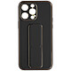 Avizar Coque pour iPhone 14 Pro Max Silicone flashy Béquille pliable Système magnétique  Noir Une coque en silicone flexible, conçue pour protéger votre iPhone 14 Pro Max au quotidien