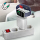 Avis Avizar Chargeur sans-fil magnétique Apple Watch Design portable Dragonne intégrée Blanc