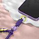 Avis Avizar Dragonne pour Smartphone Design Tressé Violet Foncé