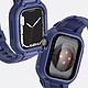 Acheter Avizar Bracelet pour Apple Watch Ultra 49mm Silicone Bumper Ajustable  Bleu Nuit