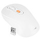 LinQ Souris Sans Fil Bluetooth ou WiFi 2.4Ghz Précision et Confort Blanc
