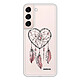 Evetane Coque Samsung Galaxy S22 5G 360 intégrale transparente Motif Attrape coeur Tendance Coque Samsung Galaxy S22 5G 360 intégrale transparente Attrape coeur Tendance