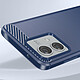 Acheter Avizar Coque pour Motorola Moto G84 Effet Carbone Silicone Flexible Antichoc  Bleu Nuit