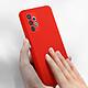 Acheter Avizar Coque Samsung Galaxy A32 5G Silicone Semi-rigide Finition Soft Touch Fine rouge