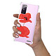 Evetane Coque Samsung Galaxy S20 FE anti-choc souple angles renforcés transparente Motif Coquelicot pas cher