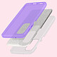 Avis Avizar Coque pour Samsung Galaxy A13 5G et A04s Paillette Feuille Amovible Silicone Semi-rigide  violet