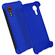 Avizar Coque Galaxy Xcover 5 Bumper Polycarbonate rigide Toucher gomme Anti-traces bleu pas cher