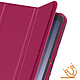 Avizar Étui pour Samsung Tab A9 Clapet Support Trois volets Mise en veille Fuchsia pas cher