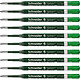 SCHNEIDER Recharge à encre gel Gelion+ 0,7mm verte x 10 Recharge pour stylo roller