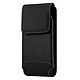 Avizar Étui Ceinture Vertical Smartphone Universel Nylon Mousqueton Clip Noir Housse ceinture universelle pour tous les smartphones jusqu'à 5,5 pouces.