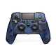 Snakebyte - Manette sans fil S camouflage pour PS4 Manette sans fil PS4 camouflage bleu - pad tactile - Double moteur vibration - Port Jack 3,5mm - Joysticks et les gâchettes analogiques