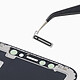 Acheter Clappio Grille Haut parleur interne pour iPhone X Noir