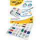 BIC Class pack 60 Feutres Velleda tableau blanc effaçable 1741 Pte Medium Couleurs Assorties Marqueur pour tableaux blancs