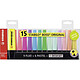 STABILO Set Edition Collector de 15 Surligneur BOSS ORIGINAL 9 + 6 Pastels Surligneur