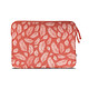 MW Housse compatible Macbook Air 15 Basics ²Life Botanic Rouge Housse de protection en matériaux recyclés