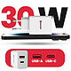 Avis Swissten Chargeur Secteur GaN 30W, Port USB + Port USB-C Power Delivery,