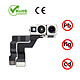 Clappio Caméra Avant pour iPhone 14 Pro Max Module Capteur Photo et Nappe de Connexion pas cher