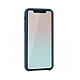 Evetane Coque iPhone 11 Silicone liquide Bleu Marine + 2 Vitres en Verre trempé Protection écran Antichocs pas cher