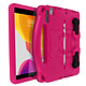 Avizar Coque iPad 9 2021 iPad 8 2020 iPad 7 2019 Enfant Panda Support Vidéo Rose En mousse EVA à la fois durable, léger, non-toxique et facile à nettoyer. Parfait pour les enfants !