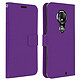 Avizar Housse Motorola Moto G7 et G7 Plus Étui folio Portefeuille Fonction Stand violet Préserve intégralement votre appareil contre les chocs et les rayures du quotidien