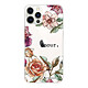 LaCoqueFrançaise Coque iPhone 12/12 Pro silicone transparente Motif Amour en fleurs ultra resistant Coque iPhone 12/12 Pro silicone transparente Amour en fleurs ultra resistant Protection housse Motif Ecriture Tendance