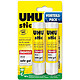 UHU Bâton de colle stic, blister 2 x 21 g Pack promo Bâton de colle