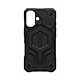 UAG Coque pour iPhone 16 MagSafe Antibactérienne Collection Monarch Pro Kevlar Noir Cette coque noire de marque UAG pour iPhone 16 est la coque la plus résistante jamais conçue