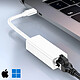 Avizar Adaptateur Ethernet RJ45  blanc pour Ordinateur Windows et Macbook, 1000 Mbps pas cher