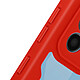 Avizar Coque Samsung A52, A52 5G et A52s Dos Plexiglas Avant Polymère Contour rouge pas cher