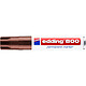 EDDING Marqueur Permanent 800 marron 4-12 mm pas cher