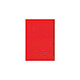 CLAIREFONTAINE Kover Book piqué polypro transparent rouge 17x22 96p séyès Cahier