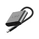 Linq Multiports USB-C 4-en-1 Gris Multiport Hub HDMI/VGA