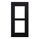 2N - Cadre pour installation murale double Noir 9155012B 2N - Cadre pour installation murale double Noir 9155012B