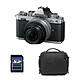 NIKON Z fc + Z 16-50 Silver + Sac + Carte SD 8 Go PROMO GARANTIE 3 ans. MATERIEL PROVENANCE NIKON FRANCE. Emballage securisé de vos commandes. Livré avec Facture dont TVA.