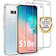 Evetane Coque Samsung Galaxy S10e Antichoc Silicone + 2 Vitres en verre trempé Protection écran Coque Samsung Galaxy S10e Antichoc Silicone + 2 Vitres en verre trempé Protection écran